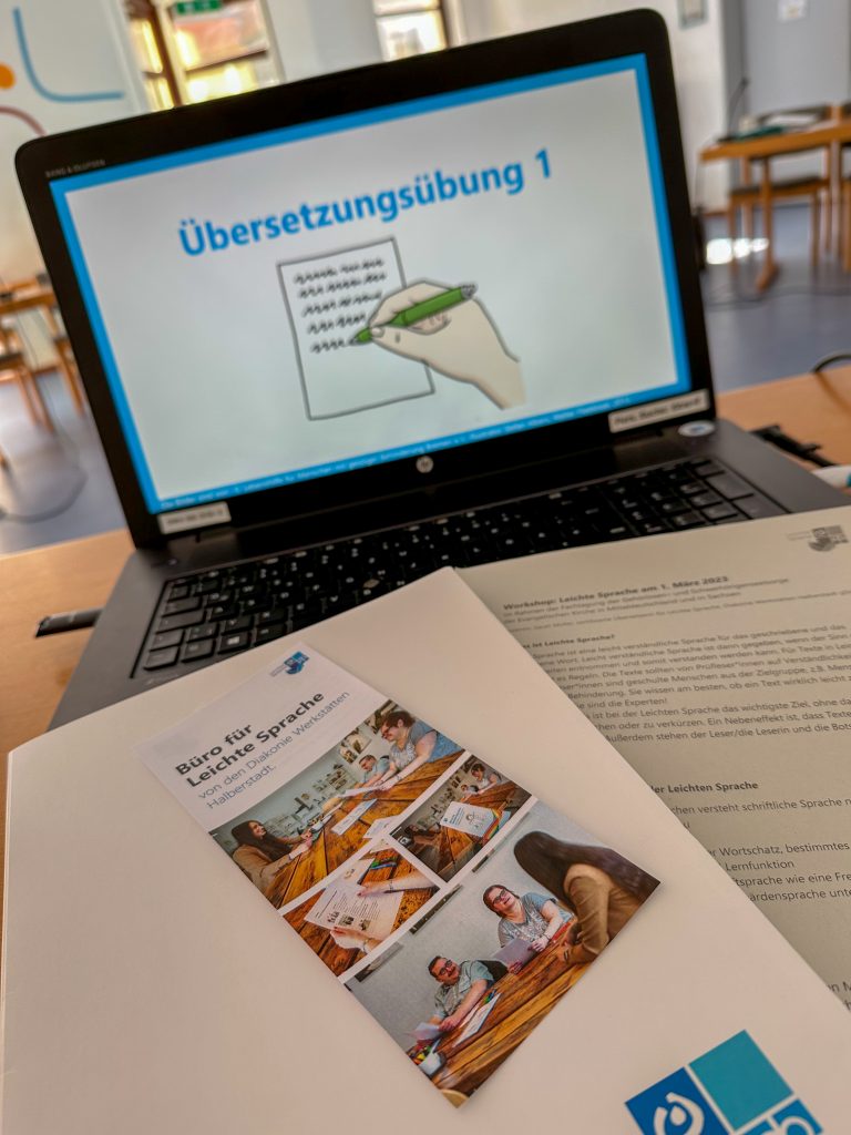 Workshop Leichte Sprache