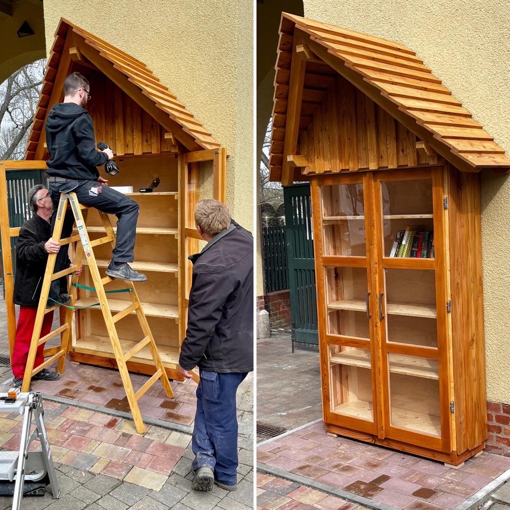 Büchertauschschrank Cecilienstift