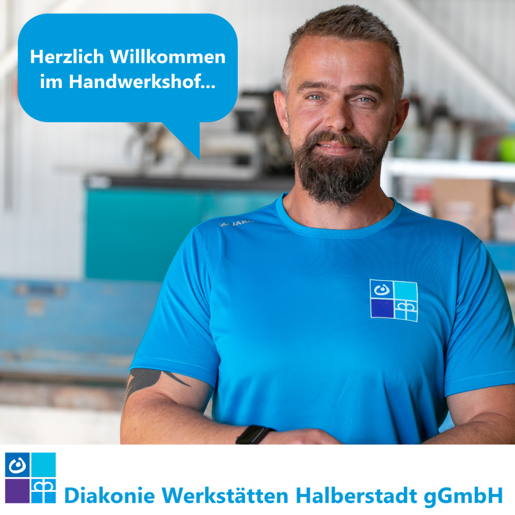 Der Bereichsleiter vom Handwerkshof.