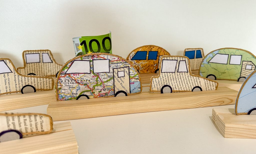 Reisegutschein aus Papier