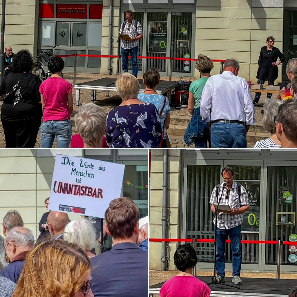 Rede von Peter Marx bei der Kundgebung