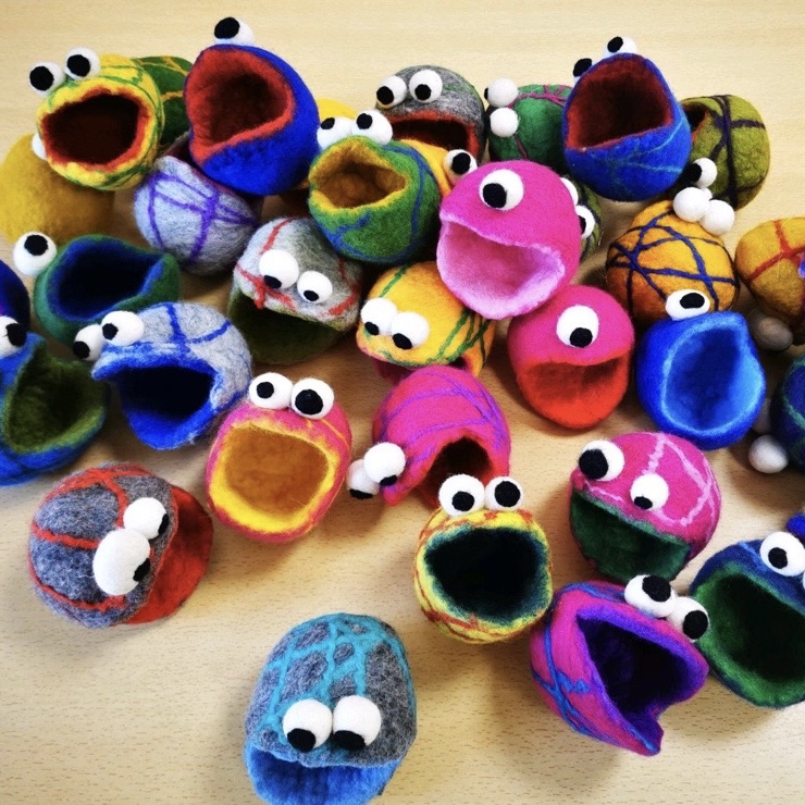 Monster aus Filz