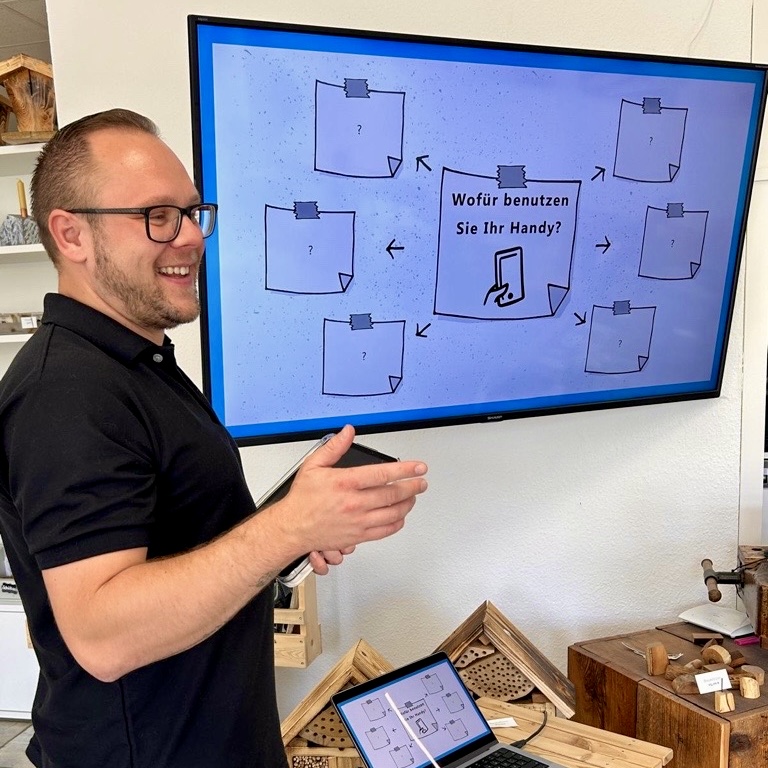 Smartphone und Tabletkurs im Werkstattladen mittendrin