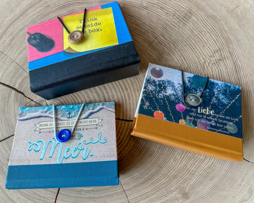 Gutscheintaschen aus Pappe und Papier